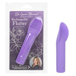 Dr. Laura Berman Rechargeable Flutter Waterproof Silicone Clitoral Vibrator Purple - Se-9730-30-2