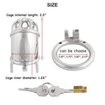 Chasity Cage For Men Metal Chastity Device Breathable Male Abstinence Chastity Lock Cock Cage Penis Cage Prevent Erection Toy J1755 55Mm