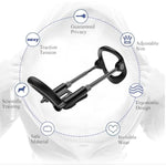 Male Penis Stretcher Extender, Sex Toys Traction Device & Enlargeable Enhancement Training Extender (Black)