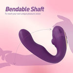 G Spot Vibrator, 3 In 1 Adult Sex Toys For Women With 3 X 3 X 7 Tapping & Pulsating Modes For Clitoral Nipple Anal Stimulation, Bendable Adult Toys Dildo For Women Couple (Cobra Ii)