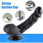 Realistic Dildo (Xl) + Electric Shock Wand Vibrator