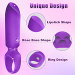 Bullet Vibrator Adult Toy - Female Sex Toys With 10 Vibration Modes, Mini G Spot Vibrator For Nipple Clitoral Stimulation, Discreet And Portable For Travel, Adult Sex Toys & Games (Purple)