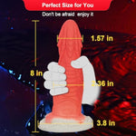 Monster Realistic Dildo Adult Sex Toys For Women?Dragon Silicone Fantasy Dildo With Strong Suction Cup?Huge Thick Knot Dildo Anal Prostate Massage For Women Men Gay Couples?8.1''G Spot Adult Toys