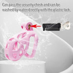 Cobra Male Chastity Cage With Lock & 5 Rings 3D Printed Chastity Devices Bondage Gear & Accessories Resin Virginity For Men Breathable (Tight)