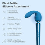 Petite Flexi Silicone Attachment Wand Massagers for Adults - Sex Toys