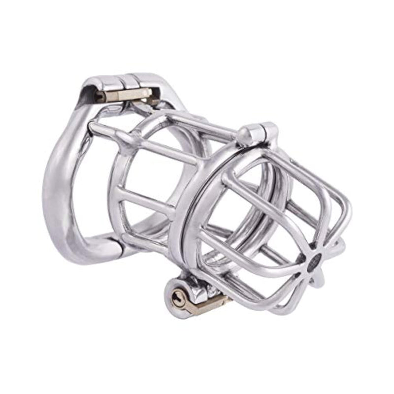 Male Chastities Devices With 2 Built-In Locks Ergonomic Design Man Chastity Belt Adult Game Sex Toy W245 (1.77 Inch / 45Mm)