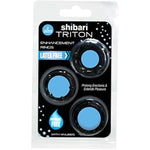 Triton Penis Ring, Cock Ring For Men, Enhancement Pleasure Rings With Knubbs, Black