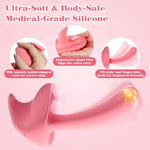 Vibrator Wand Sex Toys For Women - G Spot Clitoral Vibrator Rabbit Sex Toy With Vibrating Dildo & Finger Fins, Warming Adult Toys With 10X10 Vibrations For Vulva Vaginal Stimulation Female Pleasure