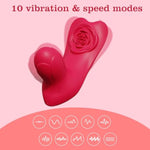 Remote Control Vibrator With 10 Finger-Like Motion And 10 Vibration, Wearable Panty Vibrator With Remote, Unique Swaying Function?Couples Women Pleasure Secret Sex Toys