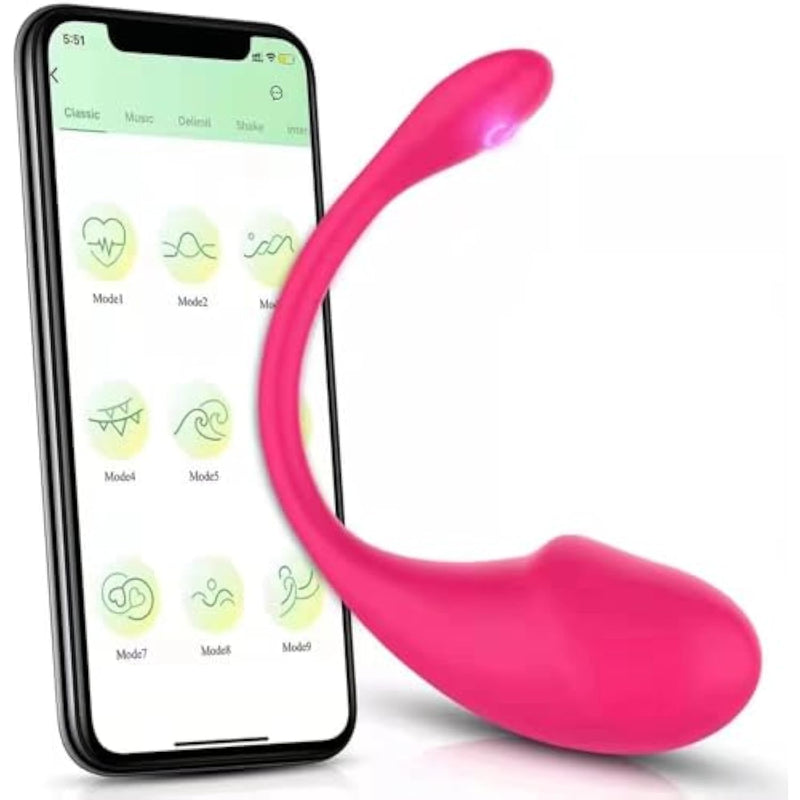 Wearable Clitoral G Spot Vibrator, App Remote Control G-Spot Panty Vibrators,Adult Stimulator Sex Toys More Than 10 Vibrations For Women And Couple (Rose Red)