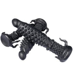 Realistic Alien Monster Anal Dildo Butt Plug With Suction Cup Spiked Knot Fantasy Dildos, Super Soft Silicone Prostate Massager Vaginal G-Spot Trainer, Adult Sex Toy For Women Men Couples (M)