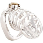 Stainless Steel Long Cock Cage Stealth Lock For Sm Penis Exercise Sex Toys J3555 55Mm