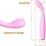 G Spot Vibrator Dildo With 5 Vibration Modes, Soft Silicone Powerful Vibrating Massagers For Clitoral Vagina And Anal Stimulation, Dildo Finger Vibrators Adult Sex Toys For Couple Women Or Men (Pink)