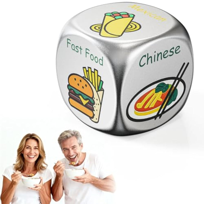 Stocking Stuffers For Men Women Adults,Colorful Date Night Food Decision Dice,Mens Gifts,Christmas White Elephant Gifts For Adults,Gag Gifts,Valentines Day Gifts For Him Her Boyfriend Husband Wife