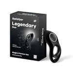Legendary Duo | Penis Ring | 12 Vibration Programs | Waterproof (Ipx7) | Rechargeable Battery | Skin-Friendly Silicone