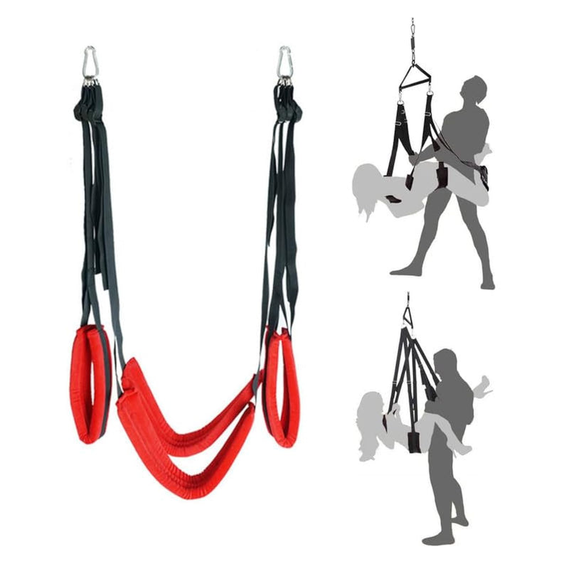 Adult Sex Swing Sex Swing With Comfortable Soft Cushion And Adjustable Straps For Adults Couples, Door Sex Swing Love Swing Indoor Ceiling Swing Sex Furniture Bdsm Sm Bondage Restraints Sex Toys