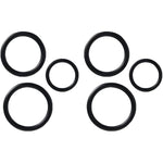 Black Triple Cock Ring Set (Pack Of 2)