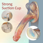 11.8 Inch Thick Fantasy Silicone Dildo for Women, Men, and Couples - Colorful Realistic Adult Sex Toy with Strong Suction Cup