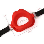 Silicone Open Mouth Gag Bdsm Sex Toy With Fetish Ball Restraints For Couples, Adjustable Female Bondage Gag And Muzzle
