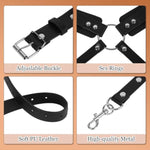 Bdsm Bondage Hip Waist Harness Sex Restraints Set, Leather Hip Sexy Thigh Harness For Women Sex, Adjustable Sex Toys With Leg Straps Handcuffs For Couple