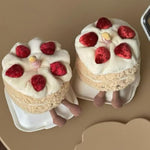 Birthday Cake Plush Toy For Girls, Cute Birthday Plushies Pillow Food Stuffed Animals For Kids 8 Inch
