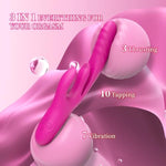 Vibrator Thrusting Dildo Sex Toys For Women, G Spot Rabbit Female Flapping Vibrators With 7 Vibrating10 Flapping 3 Thrusting Modes, Female Adult Sex Toy For Women And Couple Adult Sex Toys & Games