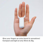 TENGA TSV-002 Smart Vibe Vibrating Ring for Couples - Pearl White