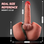 Male Sex Doll For Women With 7" Thrusting & Vibrating Dildo, Realistic Adult Sex Dolls Mini Butt With Tight Anal Channel Masturbation Sex Toy, Unisex Masturbator For Female Couples Gay Men