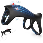 Vibrating Cock Ring Sex Toys For Men, 10 Vibrations Couples Sex Toy For Penis Extender, Vibrating Ring For Penis Testicles & G Spot Stimulation, Elastic Adult Toy For Man Erection Couples Pleasure