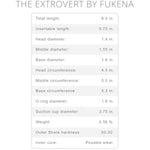 The Extrovert By - Posable Realistic Dual Density Silicone Dildo, 5.75 Inch Insertable, 1.6 Inch Max Width (Medium Skin)