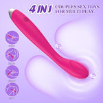Vibrator Sex Toys for Women with 10 Vibrating Modes Stimulator G Spot, Female Dildo Vibrator with Medical Grade Silicone & IP68 Waterproof, Adult Toys Discreet Gifts for Self Care, Couples, Bridal