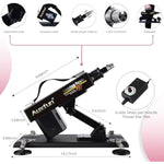 Sex Machine Thrusting Dildo Machine For Women And Men Fuck Machine With 3Xlr Connector Love Machine For Couples And Solo Play Sex Toys Thruster For Hands-Free Play With 7 Attachments