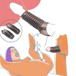 Sex Toys For Men, Penis Ring For Men Penis Sleeves, Penis Enlarge Sleeves For Couples, 2 Piece Cock Ring, Adult Toys Gift, Clear Black