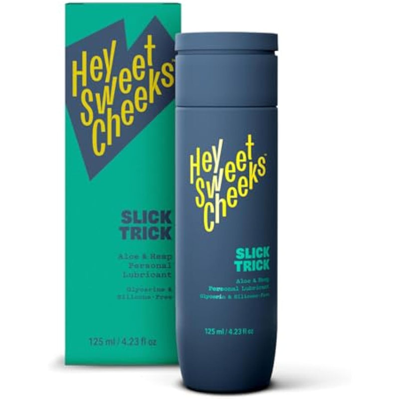Personal Lubricant | Water Based Sex Lube | Lubricants For Privacy & Toys | Safe For Anal, Condoms With Aloe, Hemp, Ph Balanced - Slick Trick By
