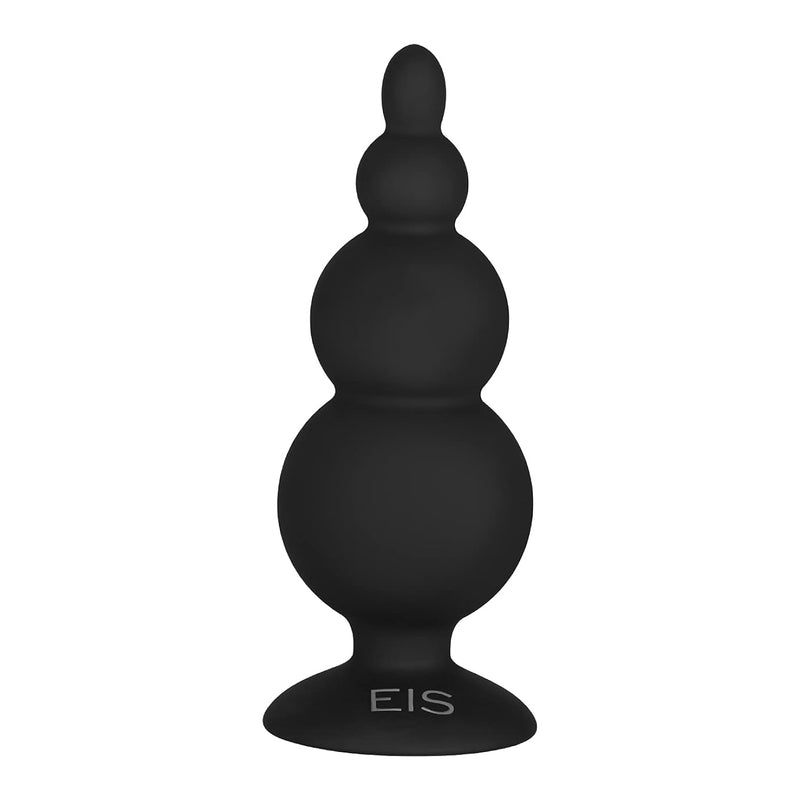 Christmas Tree Anal Plug With Suction Cup - Silicone Anal Dildo, Butt Plug With Increasing Diameter, Wide Base - Ideal For Beginners, Anal Training