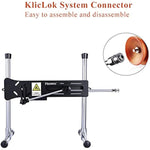 9.45" Silicone Dildo With Kliclok System For Premium Sex Machine, 6.7" Insert-Able Length, Girth7.67 Diameter 2.36" - Monster Series