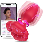 Vibrating Butt Plug Anal Sex Toys, 360° Rotating Anal Plug Vibrator With App Remote Control & 9 Vibrating Modes, Small Roes Sex Toy G Spot Butt Plug Vibrator For Beginners & Couple Sex Games