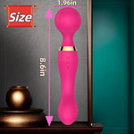 High Frequency Dual Head Vibrator ?Vibrator Wand? Sex Toys?Wand Massager,Dildo Vibrator,Adult Toys for Women,Adult Toys?Female Vibrator?Sex Toys Women,Thrusting Dildo?8-Speed 20 Frequency Vibration