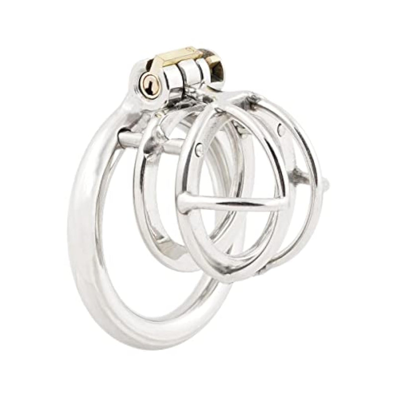 Male Chastity Device Stealth Lock For Adults Solitary Extreme Confinement Cage C955 (2.17 Inch / 55Mm)