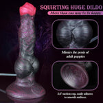 Realistic Dildo Ejaculating Penis Sex Toy, 7.67" Monster Fantasy Dildos Squirting With Powerful Suction Cups Dog Dildo Knotted Ejaculating Adult Toys For Women Men