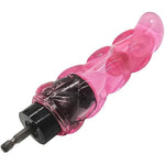 G-Spot Bumps Dildo With Electric Drill Connector For Auto Sex Spinning Big Vegetable Penis Cock Adult Sex Toy For Vaginal & Anal Play