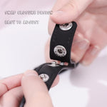 Neck Choker Collar With Nipple Clamps Chain Adjustable Non-Piercing Metal Clamps Necklaces Accessories For Women (Np+Silver Rivet)