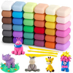 Air Dry Clay 36 Colors DIY Modeling Clay Kit with Tools for Kids