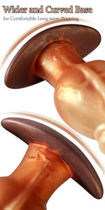 Tapered Anal Plug Wearable Butt Plug Dilator Stretcher 6.3 x 2.36 Inch (M)