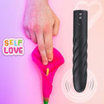 Bullet Vibrators Mini Vibrator - Bullet Vibrator Discreet Vibrator Small, Sex Toys Female Vibrator With 10 Modes, All Silicone Rechargeable Vibrators For Nipple Finger Clitoral Stimulation, Black