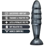 Jet Destructor - Advanced Extreme 10.75 Inch Anal Butt Plug Soft Dildo Deep Stimulating - 2.5 Inch Thick Shaft - Flexiable Strap On Compatible Sturdy Suction Cup Hands Free Play