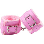 Handcuffs Handcuffs Sex Bed Handcuffs Erotic Bed Bondage Cuffs Handcuffs With Pink Plush Handcuffs Tie Sex Toys For Couples Comfortable Leather Cuffs