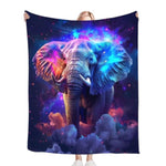 Elephant Throw Blanket Elephant Gifts For Girls Boys Women Men Kids Adults Soft Flannel Fleece Blanket For Couch Sofa ?Bed Home Decor 40"X50"