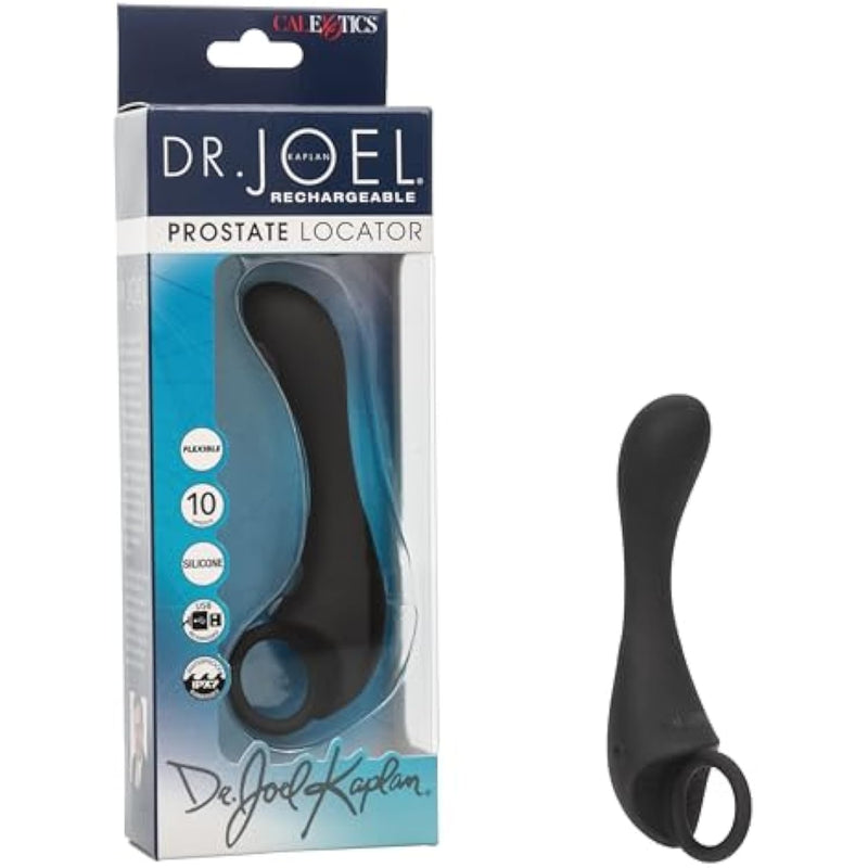 Dr. Joel Kaplan Rechargeable Prostate Locator Vibrating Stimulator For Anal Training Black - Se-5666-05-3