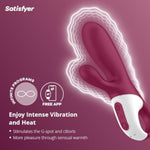 Hot Bunny Connect App Vibrator Sex Toy | Adult Toys For Women | Rabbit Vibrator + Heat + App | Vibrating Sexual Pleasure Device | Stimulation Vibrators | Female Wellness Tools | Woman Sextoy